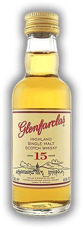 Glenfarclas 15 Years Single Malt Whisky 0,05 Liter