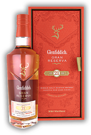 Glenfiddich 21 Years Rum Cask Finish Gran Reserva 40%