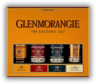 Glenmorangie Tasting Set 4x 0,1 Liter Original Ten, Lasanta, Quinta Ruban, Nectar D'or