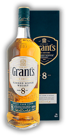 Grant's Cask Edition Sherry Cask Finish 8 Years 1,0 Liter 40%