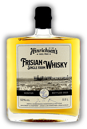 Hinrichsens Frisian Single Farm Whisky Wonter Edition 2023 0,5 Liter 53%