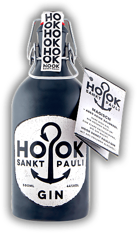 Hook Sankt Pauli Gin Tonflasche