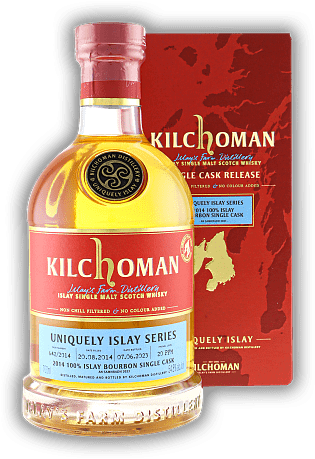 Kilchoman Uniquely Islay Series #1/10 An Samhradh 2023 Vintage 2014 #1/10 Bourbon Cask 642/2014  54,8 %