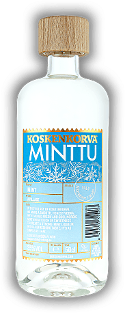 Koskenkorva Minttu 35% Pfefferminzlikör / Peppermint Liqueur Finland 0,5 Liter
