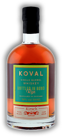 Koval Single Barrel Rye Whiskey Bottled in Bond #5628 50%