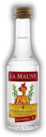 La Mauny Rhum Blanc Agricole 50% 0,05 Liter