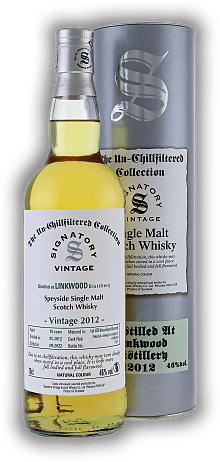 Linkwood Signatory Vintage Un-Chillfiltered Collection 10 Years 2012/2022 Bourbon Barrels 46%