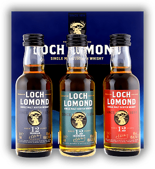 Loch Lomond 12 Years Tripack Perfectly Balanced, Inchmurrin, Inchmoan 46% 3x0,05 Liter