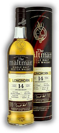 Longmorn The Maltman 14 Years 2008/2023 Refill Butt Cask No. 7117 53,6%