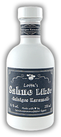 Lotta's Sahne Likör - salziges Karamell 0,2 Liter