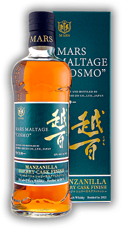 Mars Cosmo Japanese Blended Malt Whisky Manzanilla Sherry Cask Finish 2021