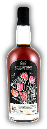 Millstone Dutch Single Malt Whisky Zuidam Distillers 6 Years 2017/2023 Peated Oloroso Sherry - Dutch Tulip Collection No.2 53,6%