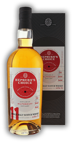 Miltonduff Hepburn's Choice Two Bourbon Barrels 11 Years 2009/2020