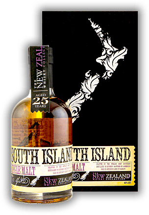New Zealand Whisky Collection South Island Single Malt 25 Years