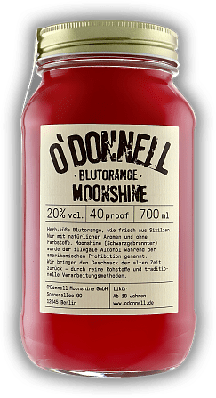 O'Donnell Moonshine Blutorange