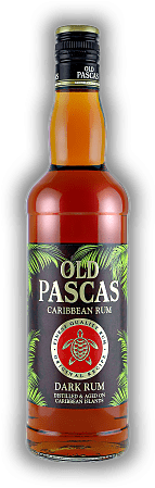Old Pascas Caribbean Island Dark Rum 37,5%