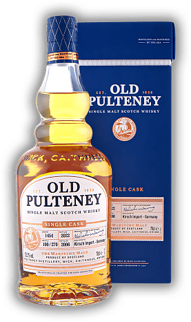 Old Pulteney Single Cask No. 1454 15 Years 2006/2022 Exclusive to Kirsch Import Germany 52,2%