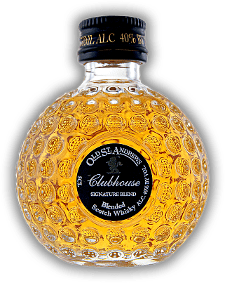 Old St. Andrews Clubhouse Premium Blend Scotch Whisky Golfball-Flasche 0,05 Liter