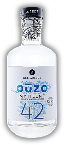 Ouzo Mytilene 42 0,2 Liter