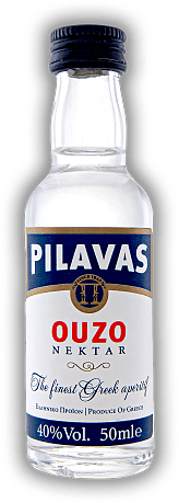 Ouzo Pilavas Nektar 40% 0,05 Liter