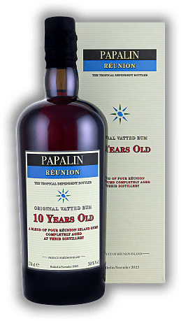 Papalin Réunion 10 Years 2023 Original Vatted Pot Still Rum 50%