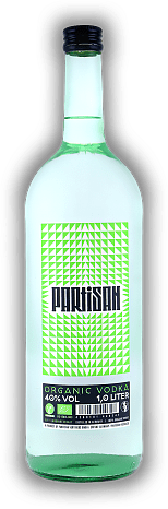 Partisan Green Organic Vodka 40% 1,0 Liter