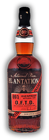 Plantation O.F.T.D. Overproof Dark Rum 69% 1,0 Liter