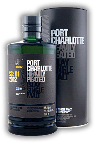 Port Charlotte SC:01 2012 Heavily Peated Islay Single Malt Scotch Whisky