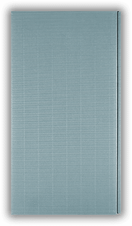 Präsentkarton 2er offene Welle blau