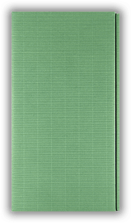 Präsentkarton 2er offene Welle grün