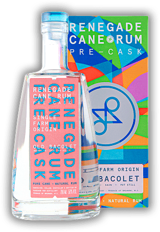 Renegade Cane Rum Old Bacolet Pot Still 1st Release