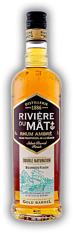 Riviere du Mat Traditional Ambre Rum Gold Barrel Bourbon Finish