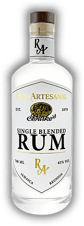 Rum Artesanal Burke´s White Blend Rum 61%
