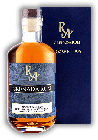 Rum Artesanal Single Cask Grenada GMWE Distillery 27 Jahre 1996/2024 Cask No. 358 55,4%