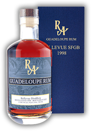 Rum Artesanal Single Cask Guadeloupe Rum 24 Jahre 1998/2022 Cask Nr. 28 59,4 %
