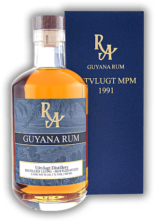 Rum Artesanal Single Cask Guyana Rum Uitvlugt Distillery 30 Jahre 1991/2022 Cask Nr. 70 61,7 %