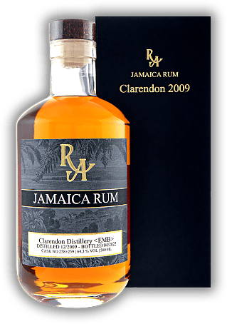 Rum Artesanal Single Cask Jamaica Rum Clarendon Distillery 2009/2022 Cask No. 258 & 259 64,3%
