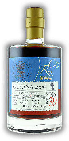 Rumclub Private Selection Edition 39 Guyana REV 2006 17 Years 56,2 %