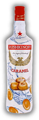 Rushkinoff Vodka & Caramel 1,0 Liter