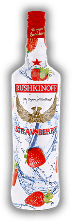 Rushkinoff Vodka & Strawberry 1,0 Liter