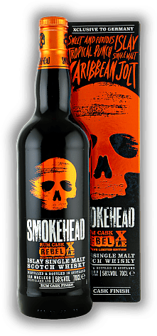 SMOKEHEAD Rum Cask Rebel XLE 58%