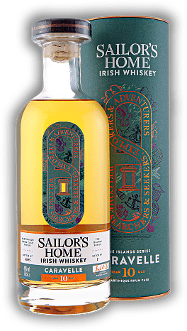 Sailor's Home Irish Whiskey Caravelle 10 Years The Island Series Martinique Rhum Finish 46%