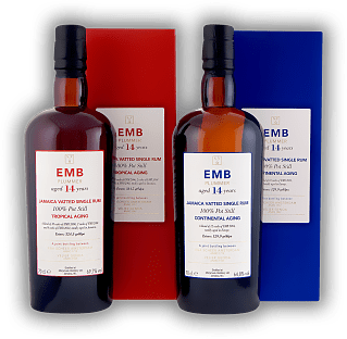 Scheer Velier Main 14 Years EMB Blend Jamaica Vatted Single Rum Plummer Comparative Tasting Set 2x0,7 Liter 67,3%