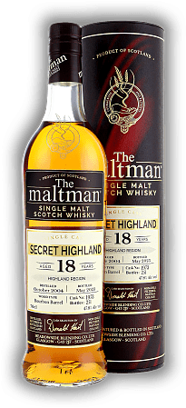 Secret Highland The Maltman 18 Years 2004/2023 Bourbon Barrel No. 1973 47,8%