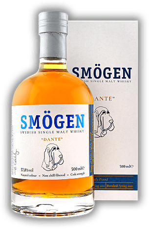 Smögen Dante Swedish Single Malt Whisky 10 Years 2011/2021 57,8%