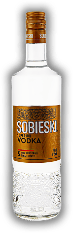 Sobieski Vodka Superior Pure Grain 40% 0,7 Liter