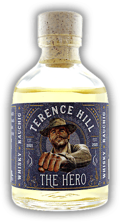 St. Kilian Terence Hill The Hero Whisky Rauchig 49% 0,05 Liter