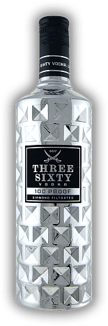 Three Sixty Vodka 100 Proof 50%