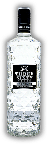 Three Sixty Vodka 37,5% 1,0 Liter
