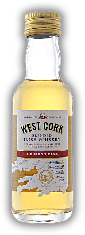 West Cork Original Irish Blended Whiskey Bourbon Cask 0,05 Liter